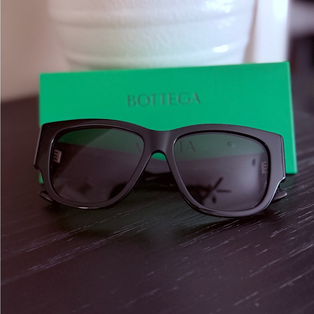 Bottega Veneta 55mm Square Sunglasses